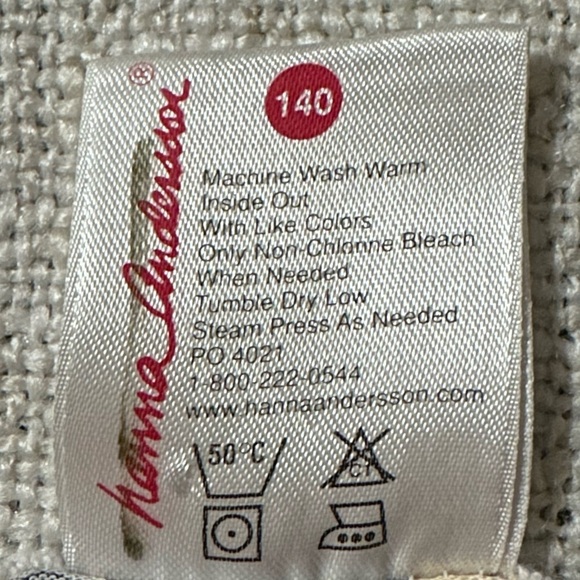 HANNA ANDERSSON Racerback Skater Dress Cotton Floral Sleeveless Girl 140 (US 10) - Picture 9 of 14